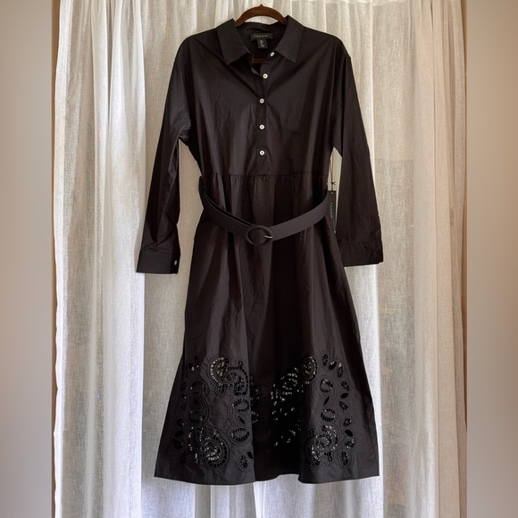 Tahari cotton shirt dress - Picture 2 of 8